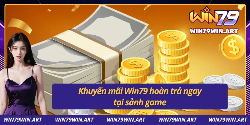 Hoàn trả lên đến 1,2% khi chơi game tại Win79 